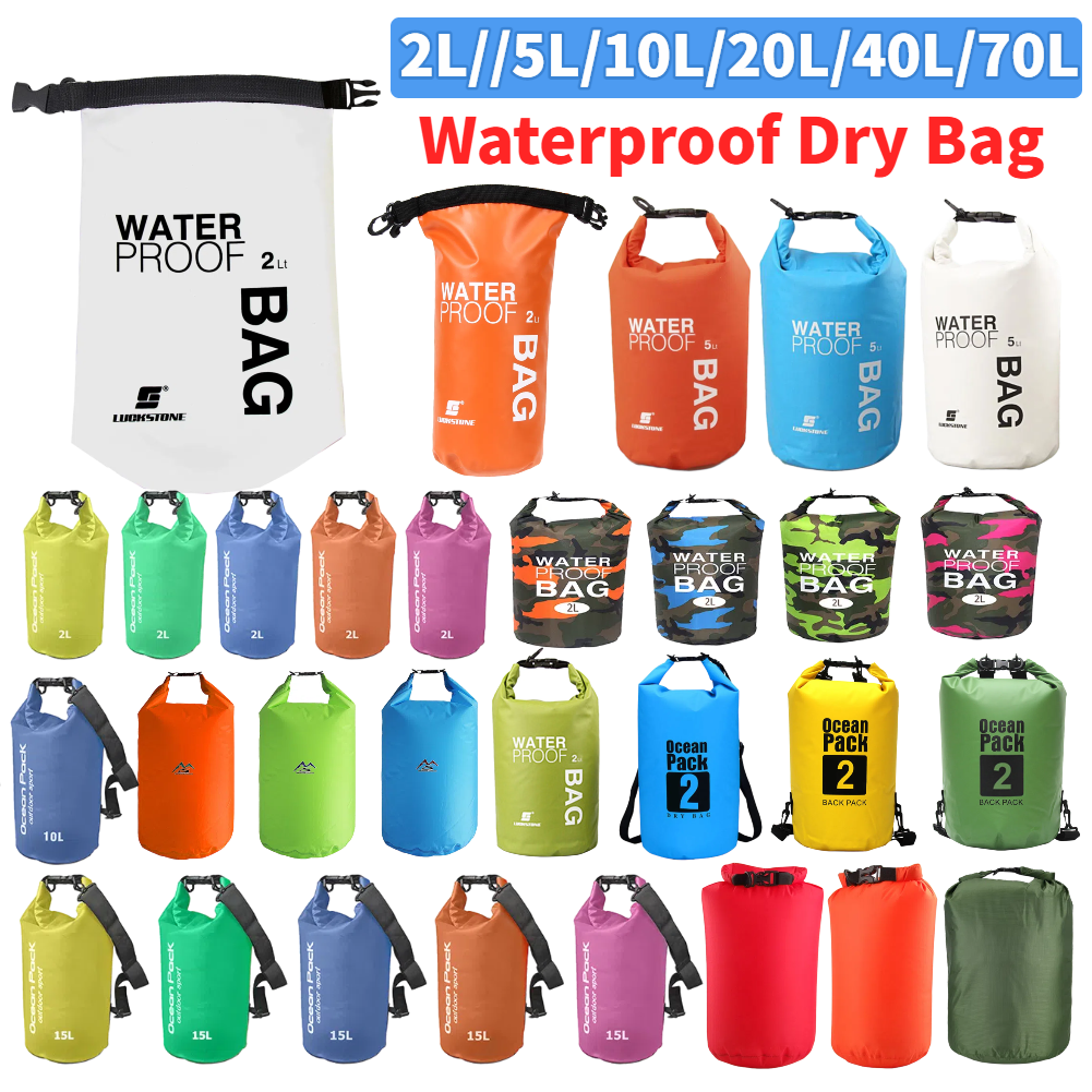 2L/5L/10L/20L/40L PVC Waterpro - Dry Bag Roll Top reseña y precio