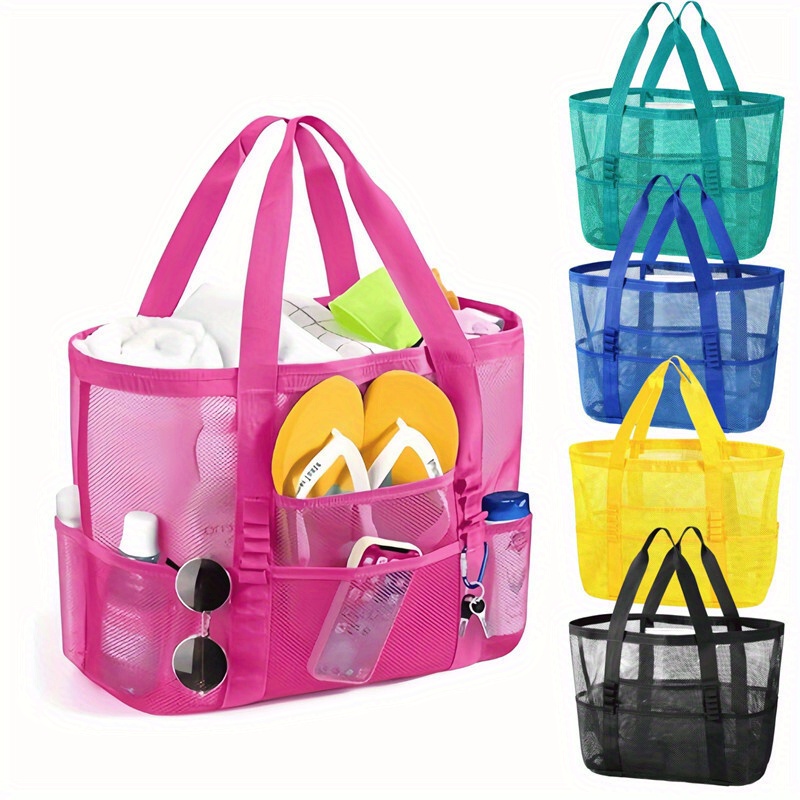 Beach Bags Sandproof Mesh Beac - Dry Bag Roll Top reseña y precio