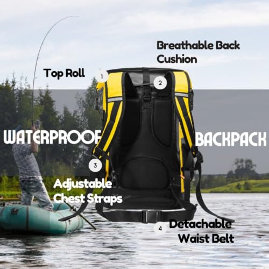 Waterproof Dry Bag Backpack fo - Dry Bag Roll Top reseña y precio