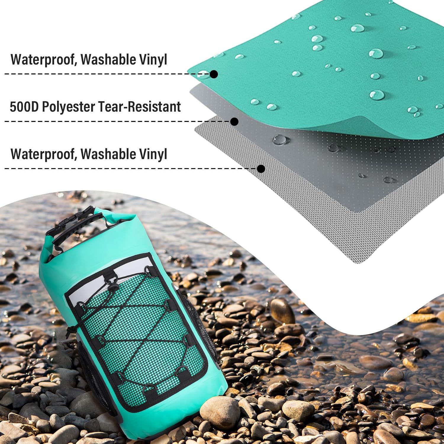 25L Waterproof Backpack Swimmi - Dry Bag Roll Top reseña y precio