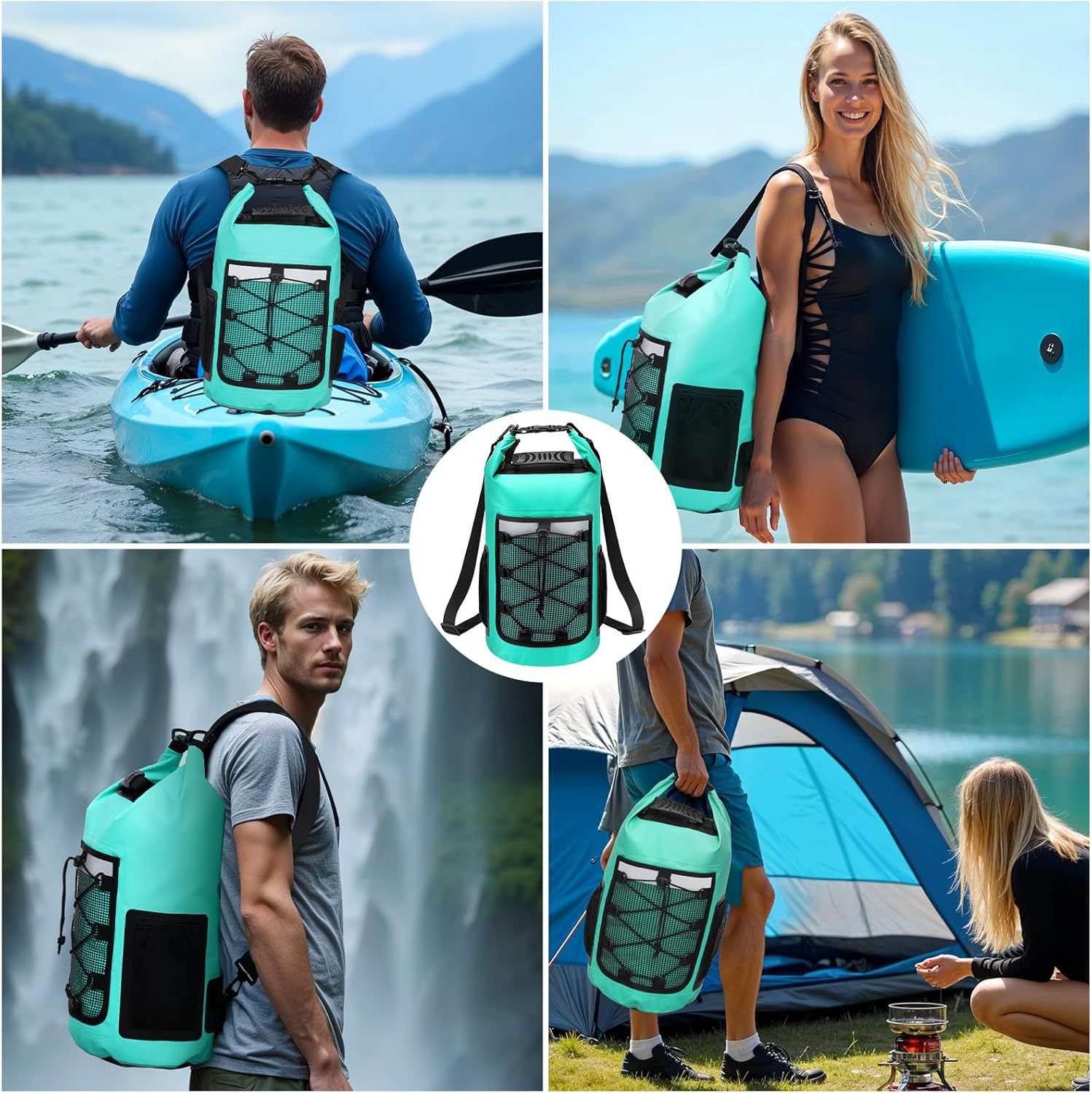 25L Waterproof Backpack Swimmi - Dry Bag Roll Top reseña y precio