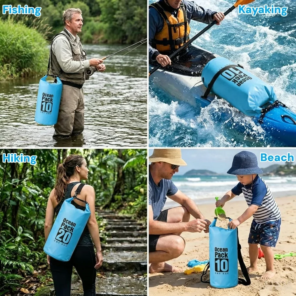 500D Waterproof Dry Bag Floati - Dry Bag Roll Top reseña y precio