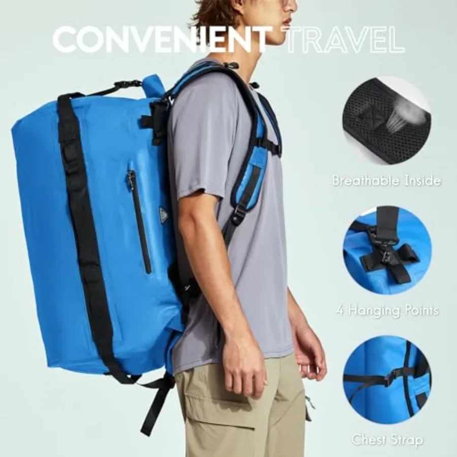 Large Waterproof Duffel Backpa - Dry Bag Roll Top reseña y precio
