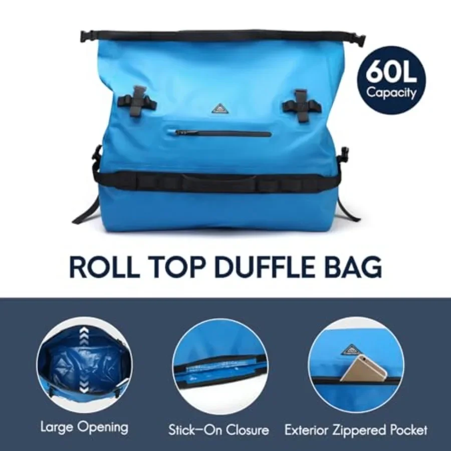 Large Waterproof Duffel Backpa - Dry Bag Roll Top reseña y precio